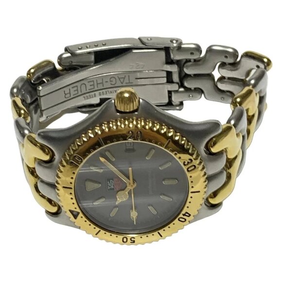 TAG Heuer Professional 200M Silver Gold Men's Wrist Watch 381-081325 - Picture 2 of 5